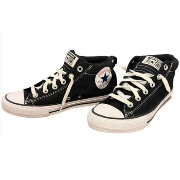 Converse Shoes - Chuck Taylor All Star Slip On Mid Top Lace Sneakers